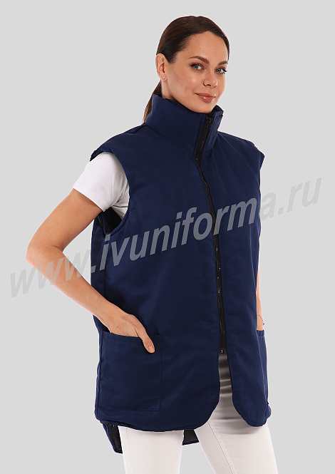 Жилет утепленный женский арт. Р-06-163-ГР