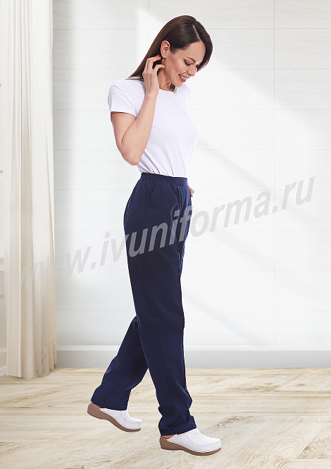 Брюки медицинские женские "Эстетика" (стрейч)