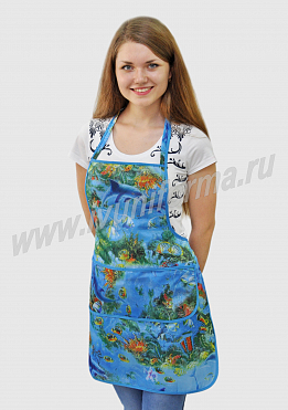 Фартук женский для кухни арт. УН-04-27-ТАФ